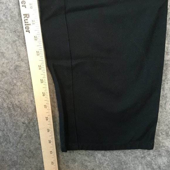 Urban Outfitters Standard Cloth Jeans 36 Mens Jet Black Riding Straight Tapered - Picture 8 of 14